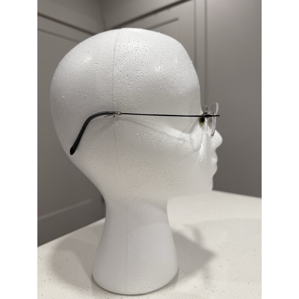 Charmant Eyeglasses Ch8334 Titanium Color Bk No‎ Nickel 49-19-140 Made On Japan - Picture 2 of 5